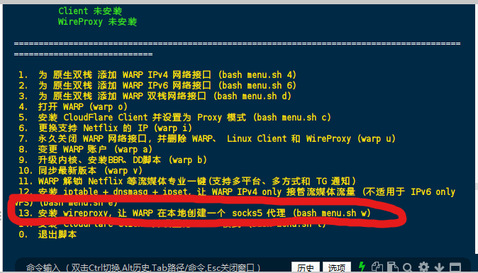 IP送中如何使用3xui设置WARP分流